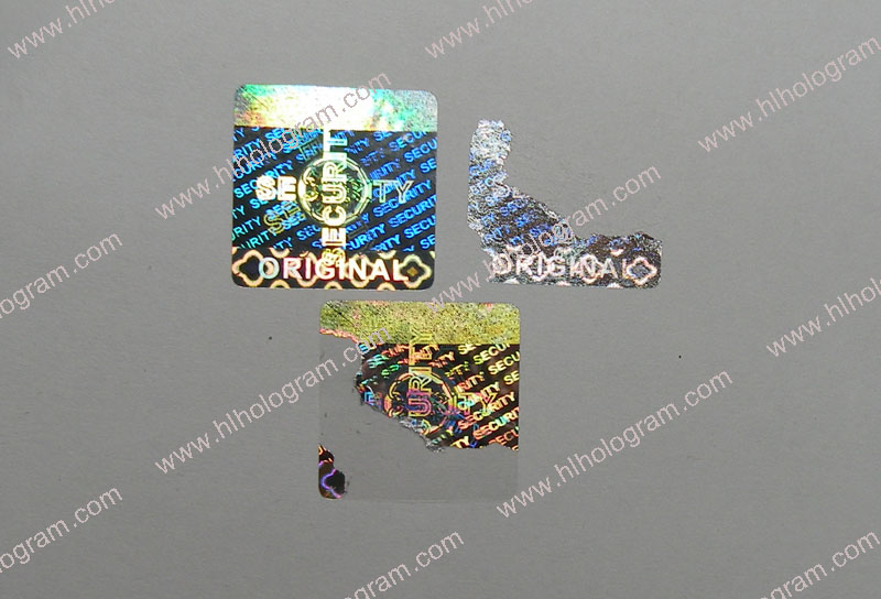 hologram sticker photo