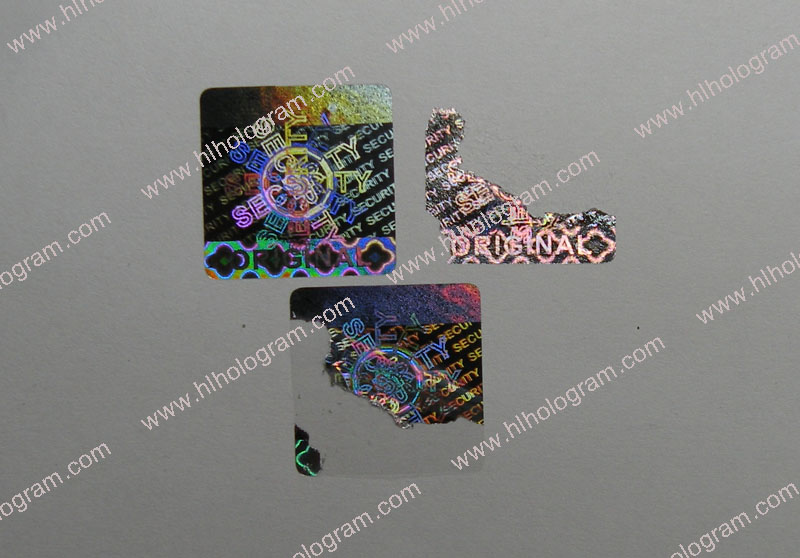 hologram sticker photo