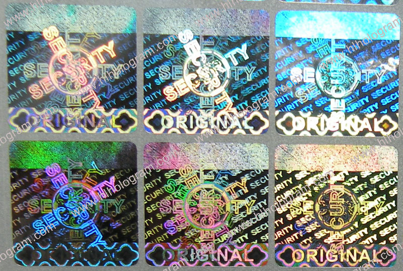 hologram sticker photo