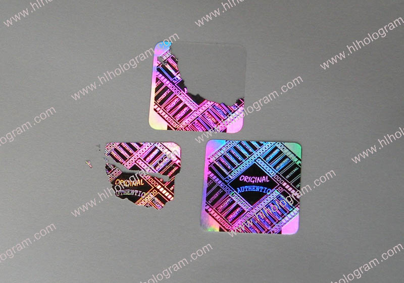 hologram sticker photo