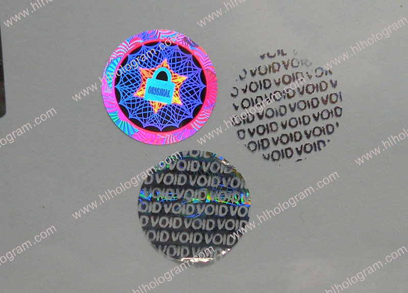 hologram sticker photo