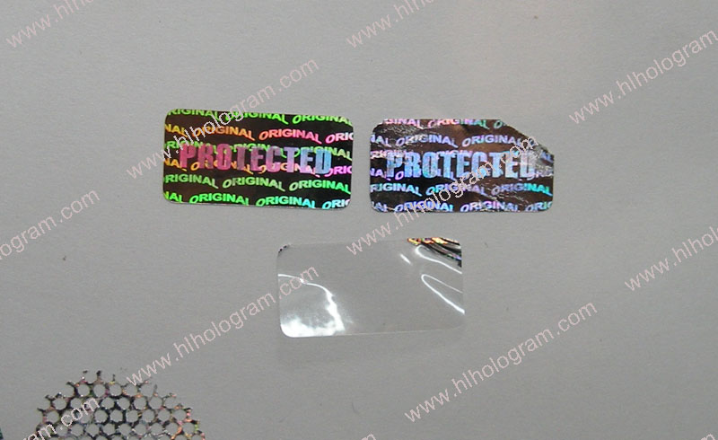 hologram sticker photo