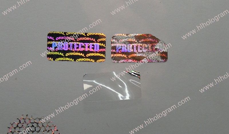 hologram sticker photo