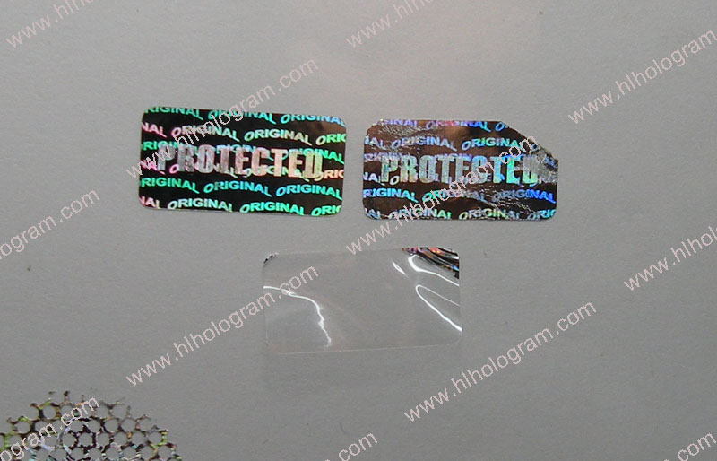 hologram sticker photo