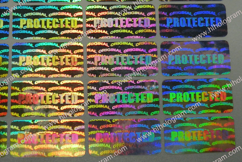 hologram sticker photo