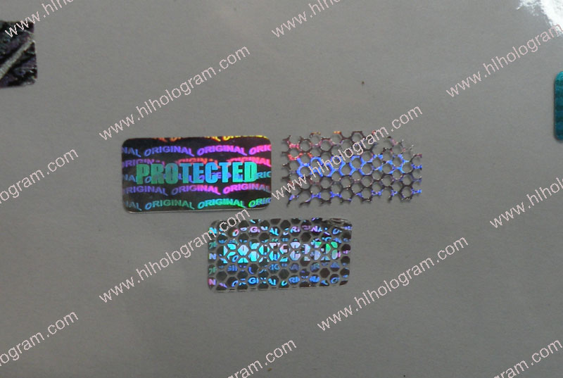 hologram sticker photo