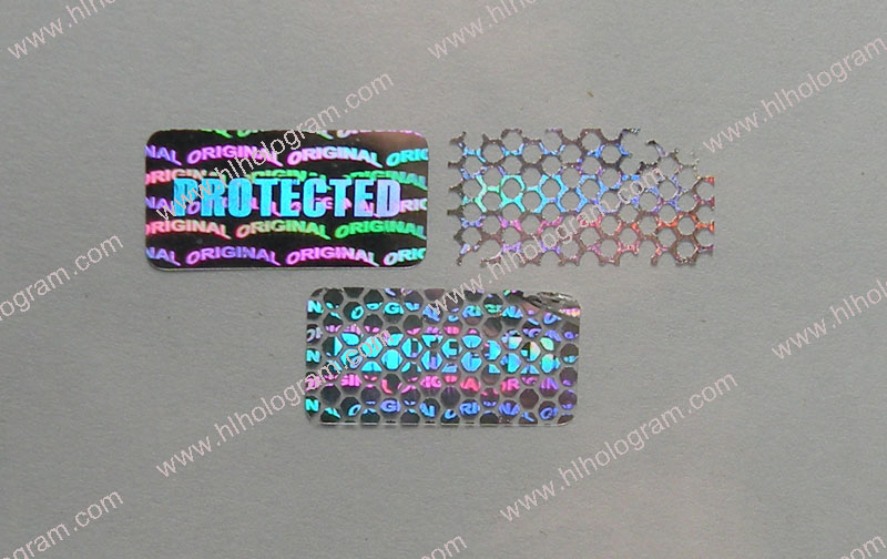 hologram sticker photo