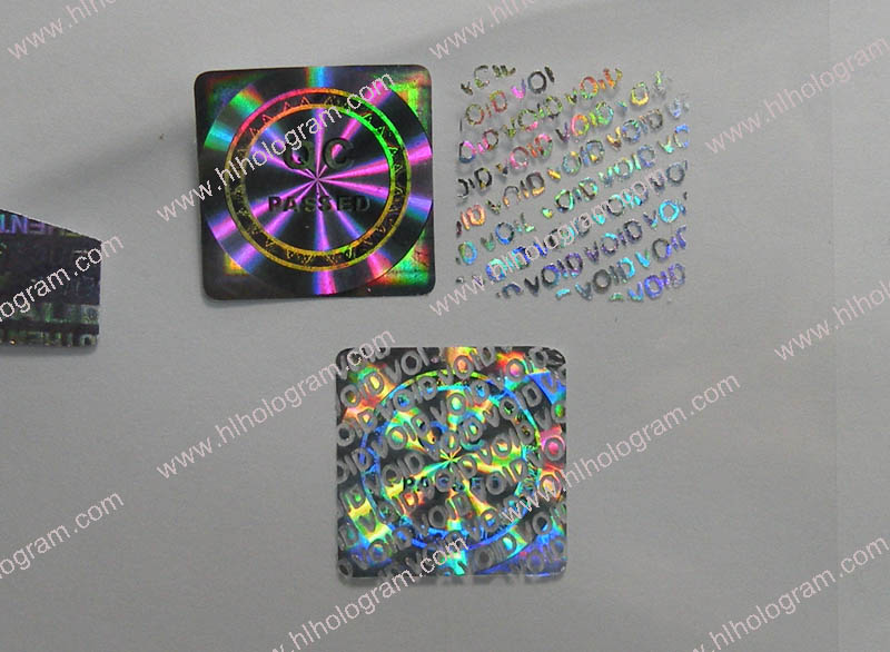 hologram sticker photo