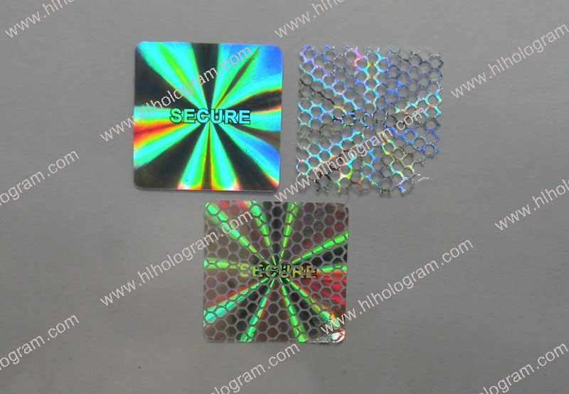 hologram sticker photo