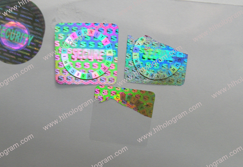 hologram sticker photo