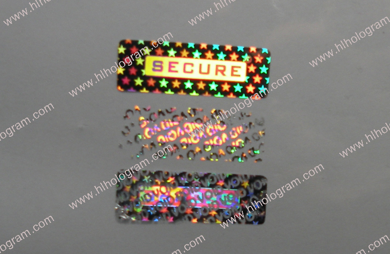 hologram sticker photo