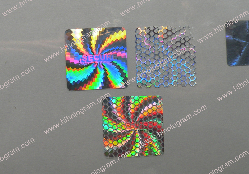 hologram sticker photo