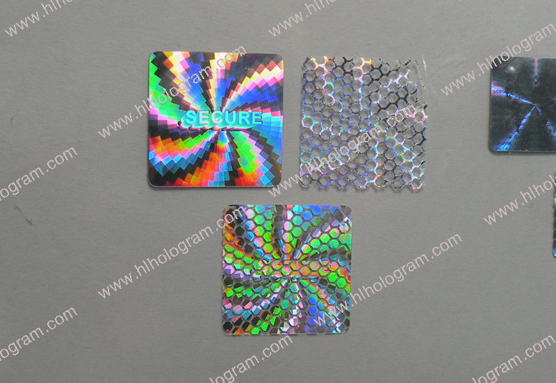 hologram sticker photo