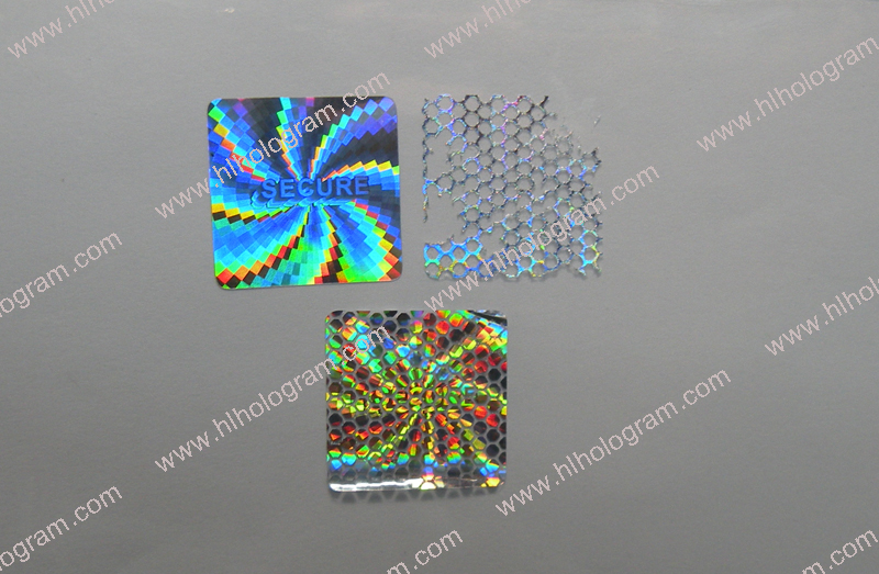 hologram sticker photo