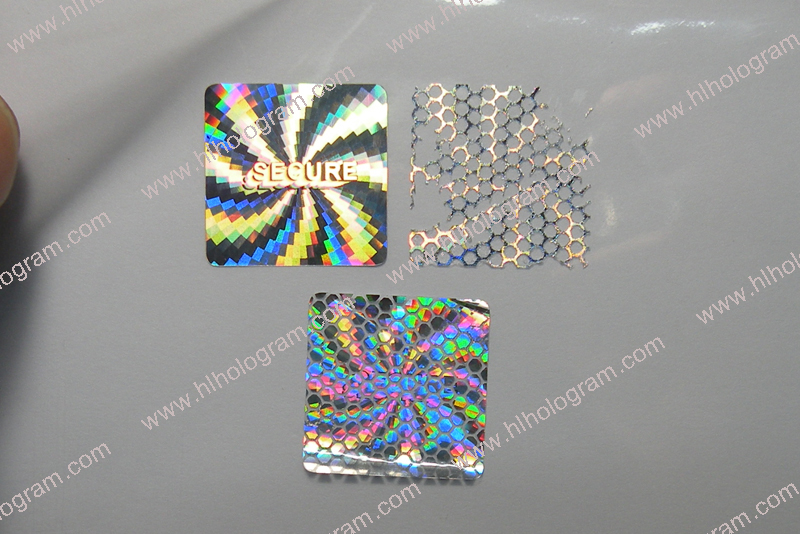 hologram sticker photo