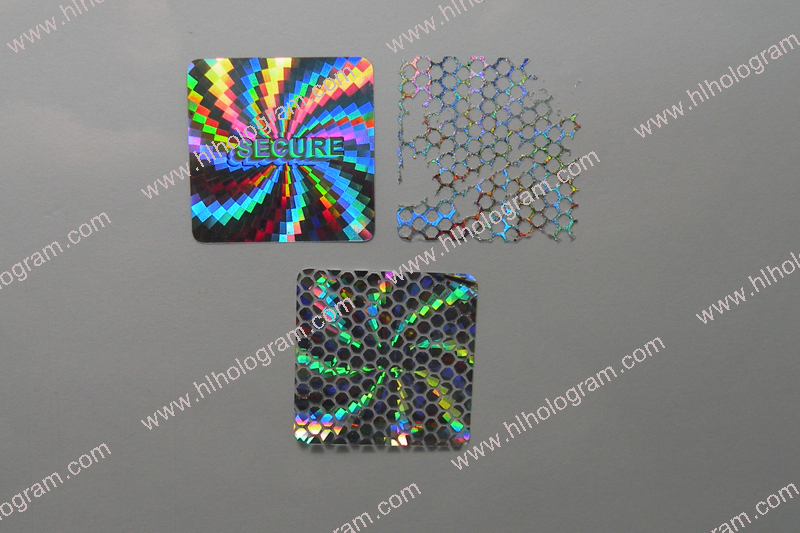 hologram sticker photo