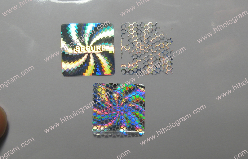 hologram sticker photo