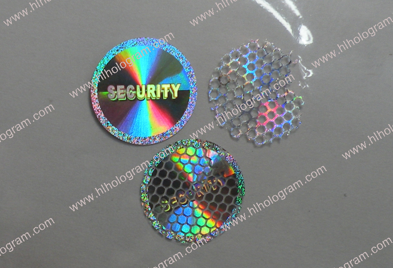 hologram sticker photo