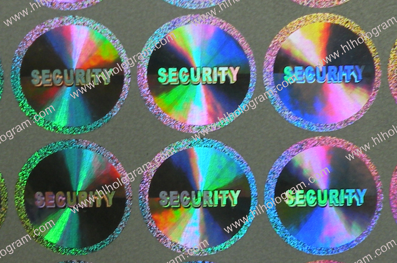 hologram sticker photo