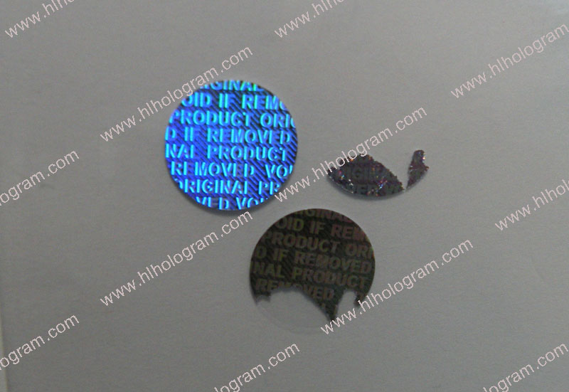 hologram sticker photo