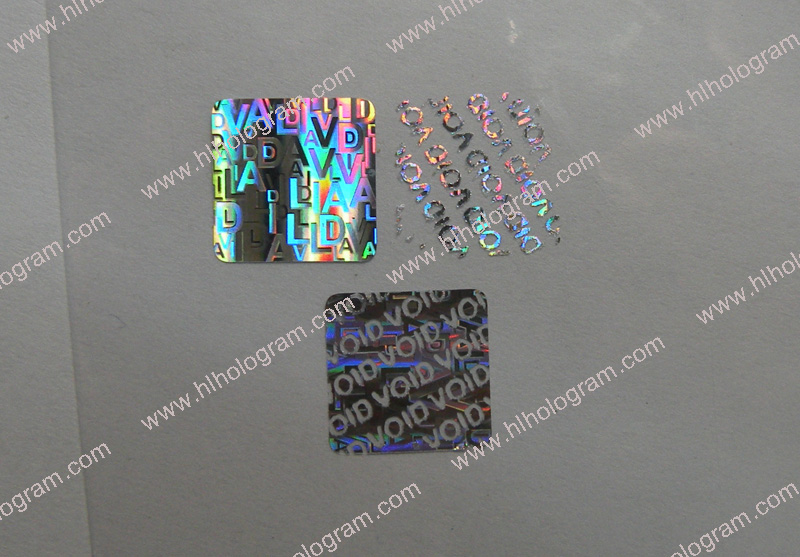 hologram sticker photo