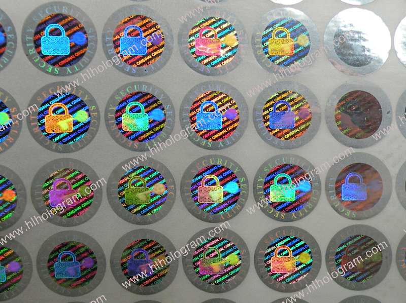 hologram sticker photo