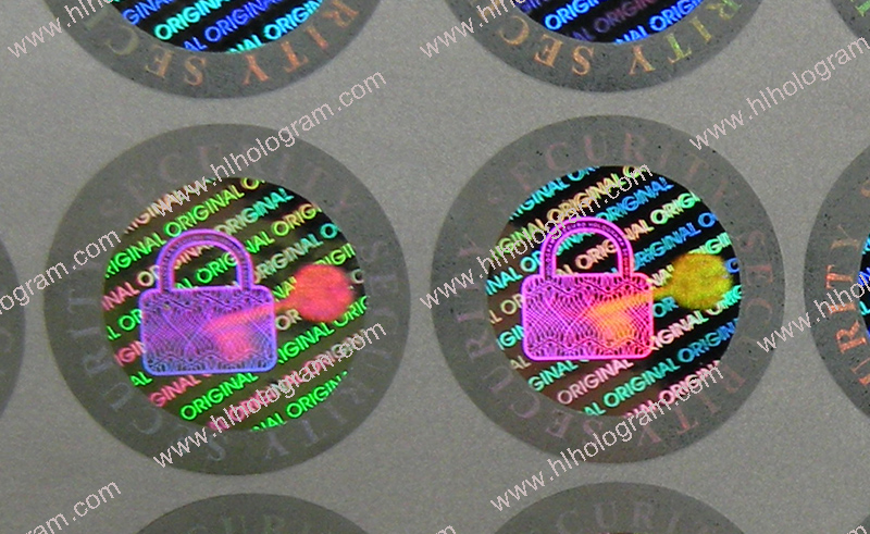 hologram sticker photo