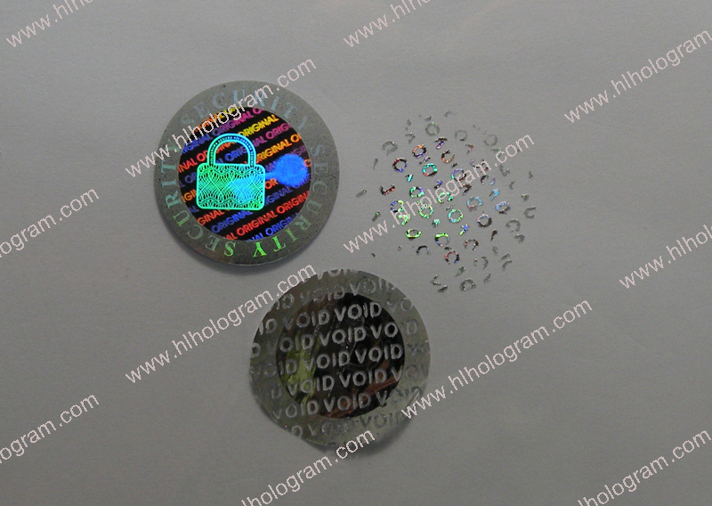 hologram sticker photo