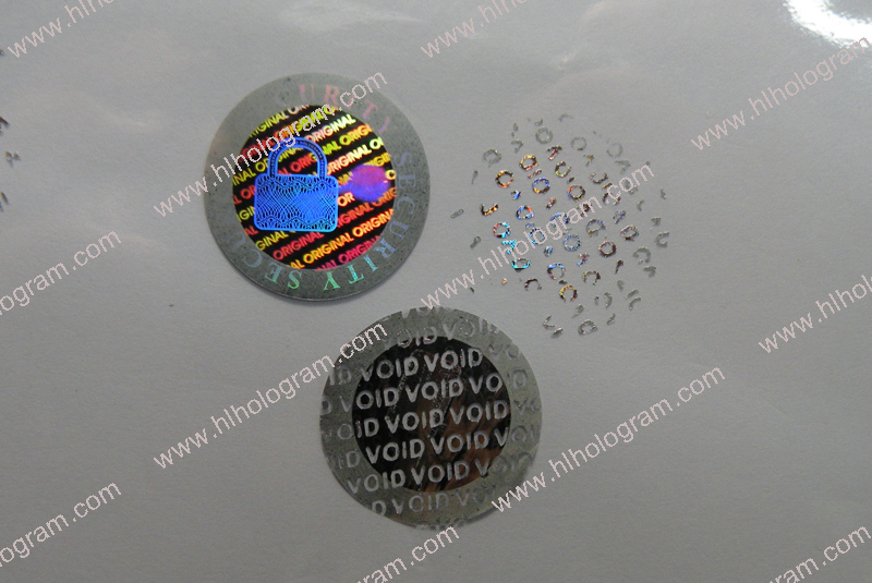 hologram sticker photo