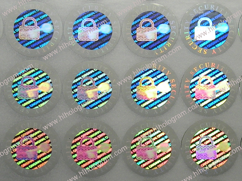 hologram sticker photo