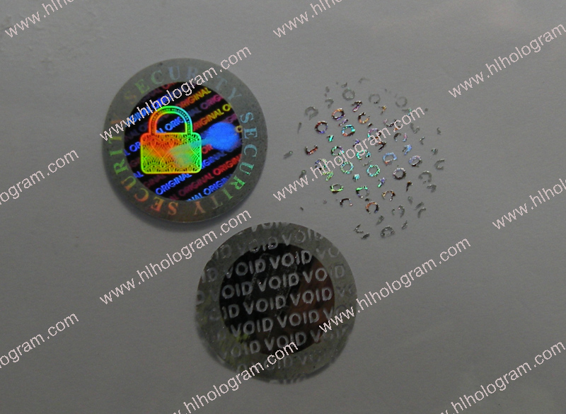 hologram sticker photo