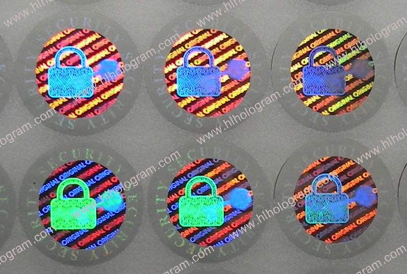 hologram sticker photo