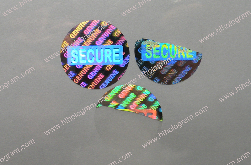 hologram sticker photo