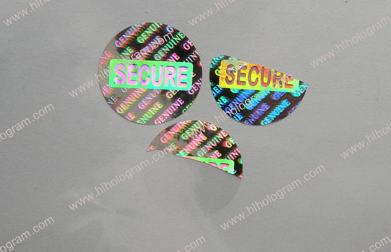 hologram sticker photo