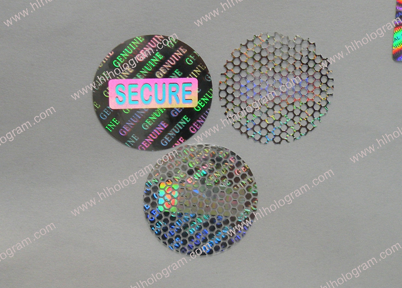 hologram sticker photo