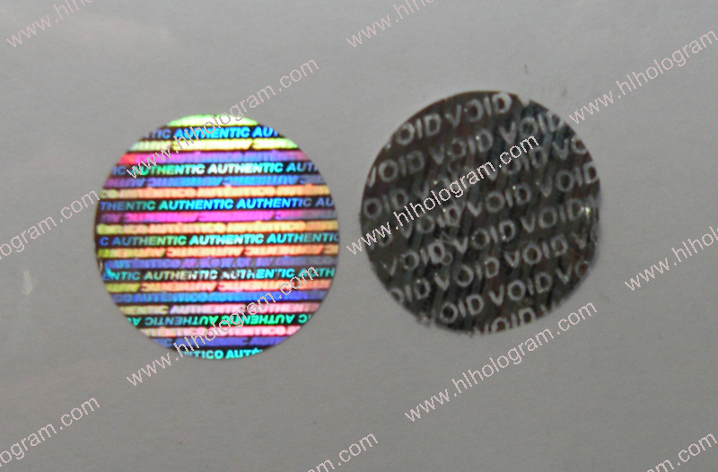 hologram sticker photo