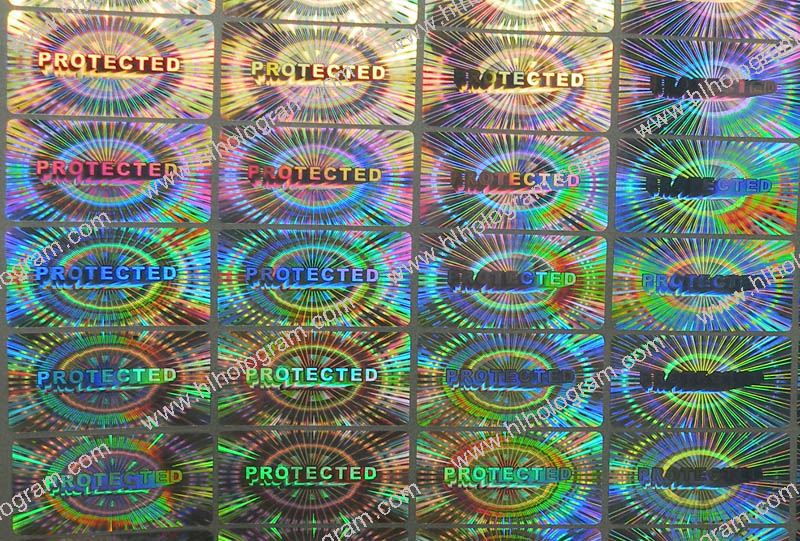 hologram sticker photo