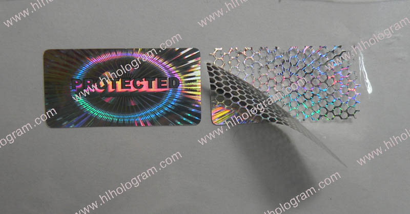 hologram sticker photo