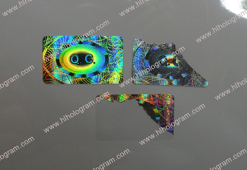 hologram sticker photo