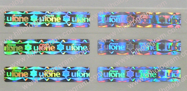 scratch off hologram labels in roll